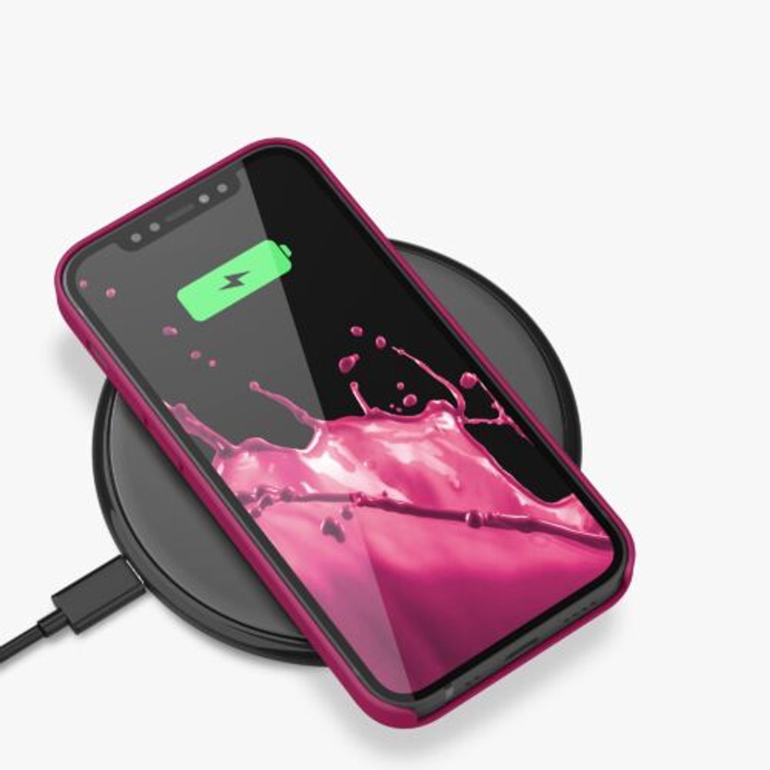 Husa pentru Apple iPhone 12/iPhone 12 Pro, Silicon, Roz, 52641.213 fotografia produsului View 11 L