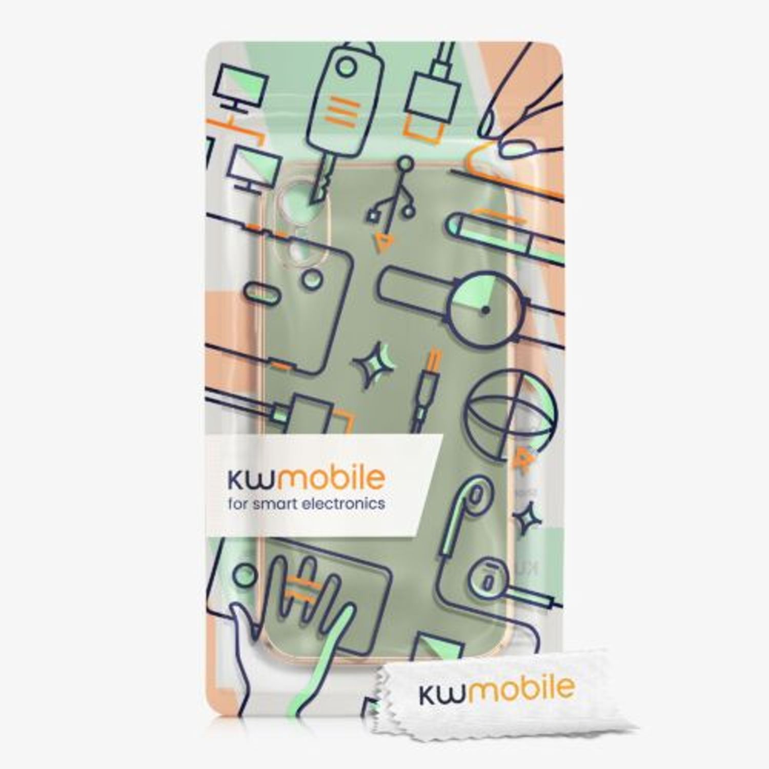 Husa pentru Apple iPhone XR, Silicon, Verde, 56294.137, Kwmobile fotografia produsului View 3 L