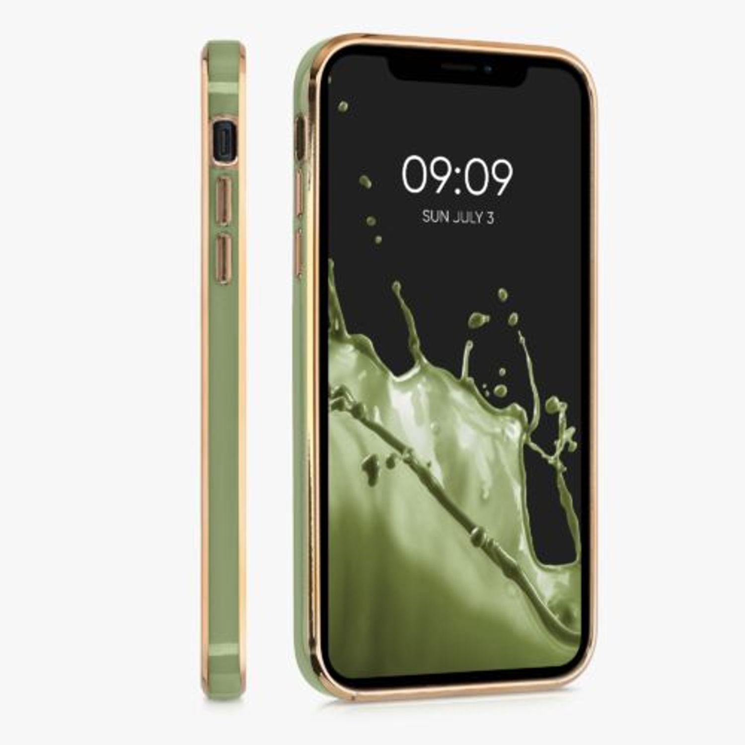 Husa pentru Apple iPhone XR, Silicon, Verde, 56294.137, Kwmobile fotografia produsului View 8 L