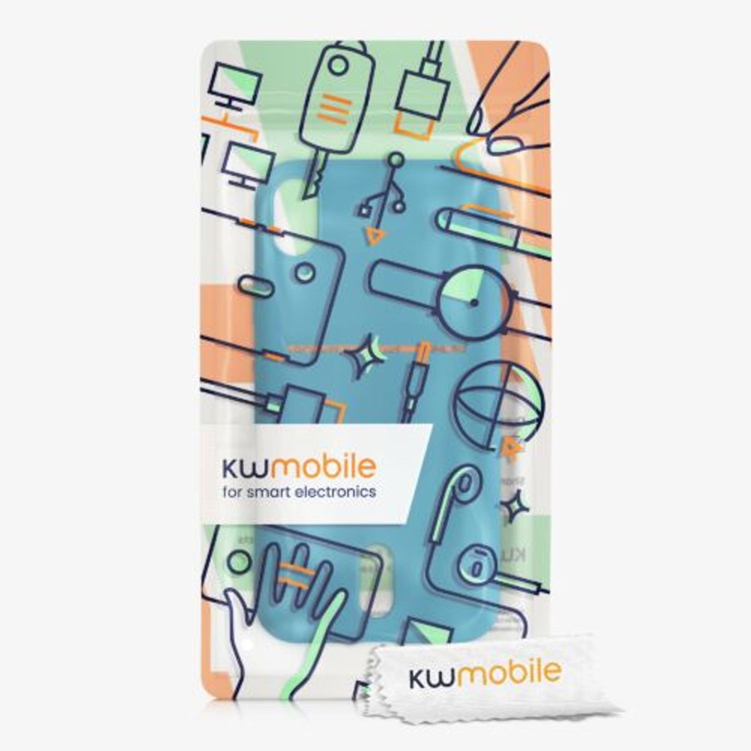 Husa pentru Apple iPhone XR, Silicon, Albastru, 49101.224, Kwmobile fotografia produsului View 7 L