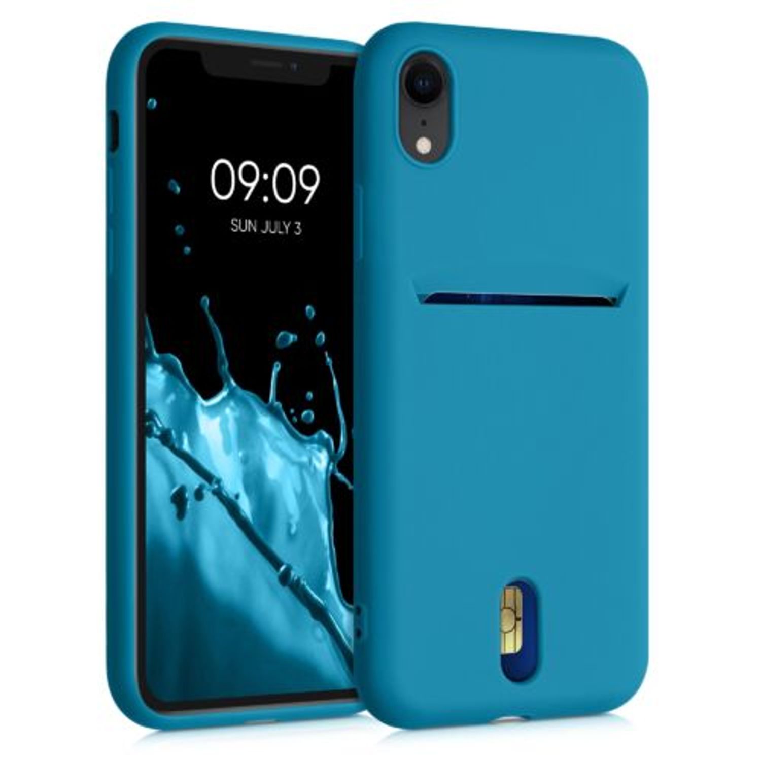 Husa pentru Apple iPhone XR, Silicon, Albastru, 49101.224, Kwmobile fotografia produsului