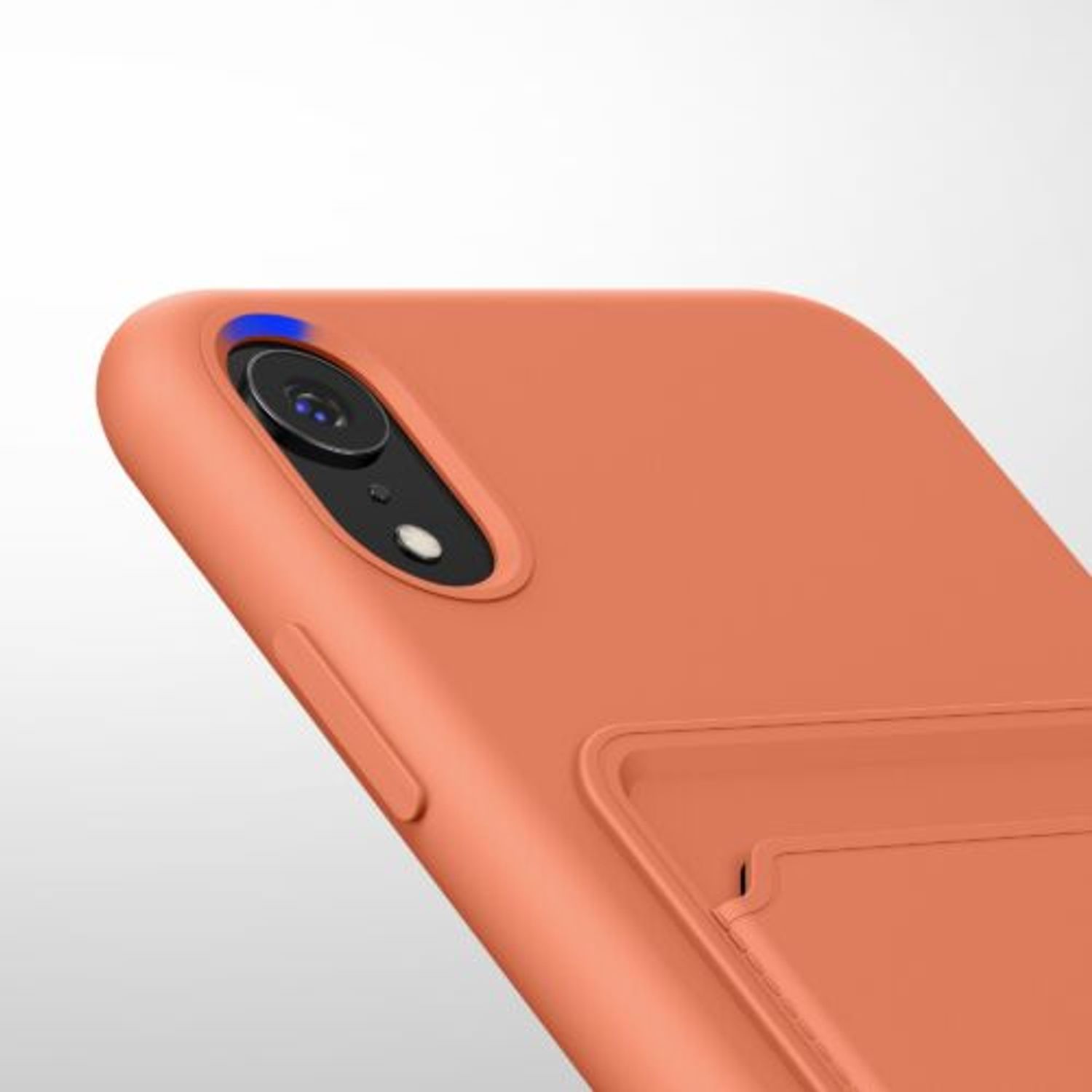 Husa pentru Apple iPhone XR, Silicon, Portocaliu, 55116.29, Kwmobile fotografia produsului View 7 L