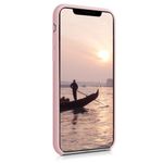 Husa pentru Apple iPhone XS, Silicon, Roz, 46313.156, Kwmobile fotografia produsului View 3 S