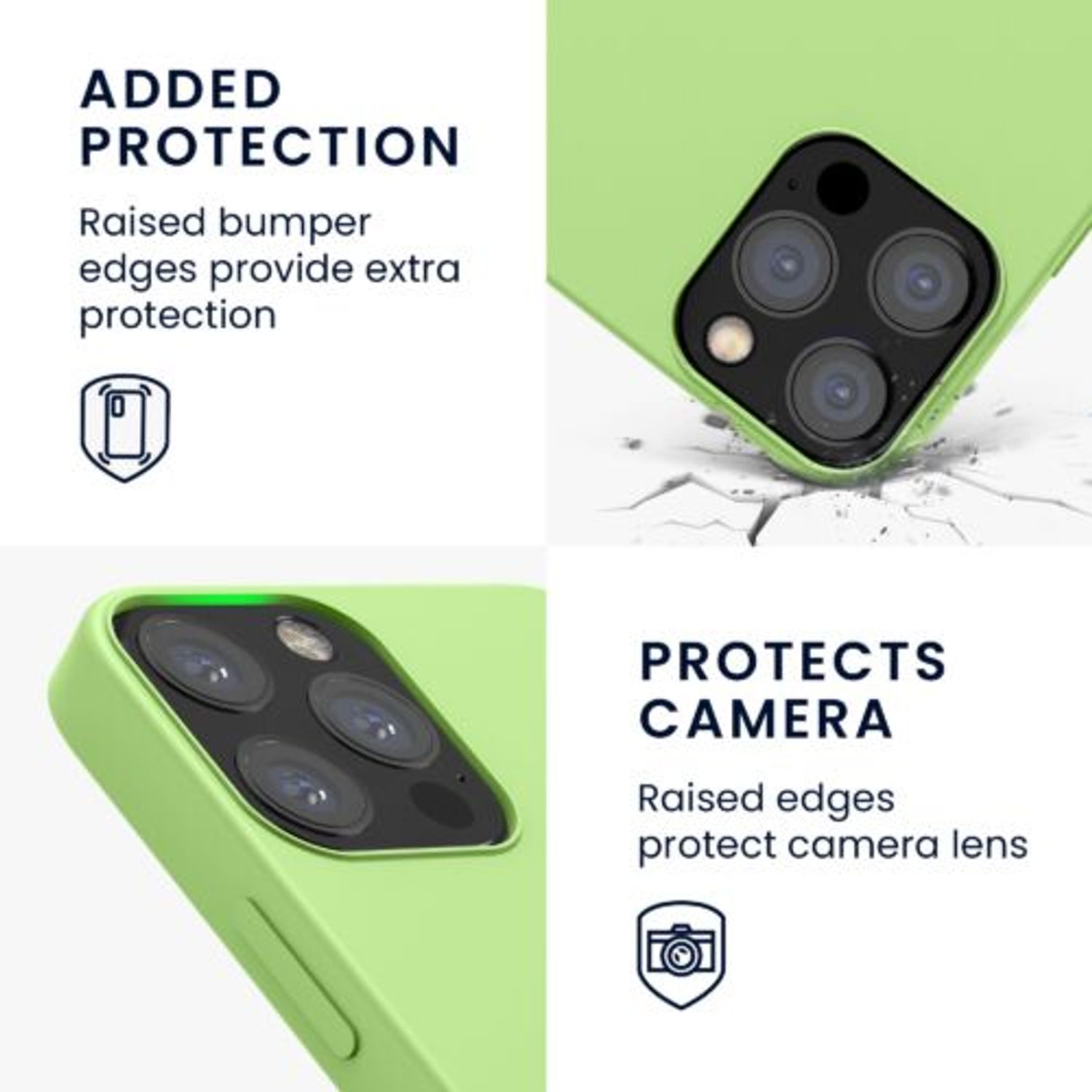Husa pentru Apple iPhone 12/iPhone 12 Pro, Silicon, Verde, 52641.214 fotografia produsului View 19 L