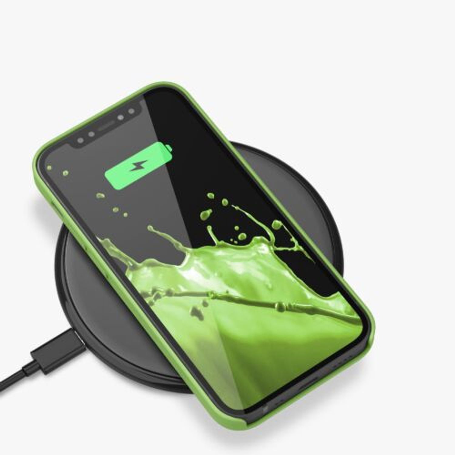 Husa pentru Apple iPhone 12/iPhone 12 Pro, Silicon, Verde, 52641.214 fotografia produsului View 12 L