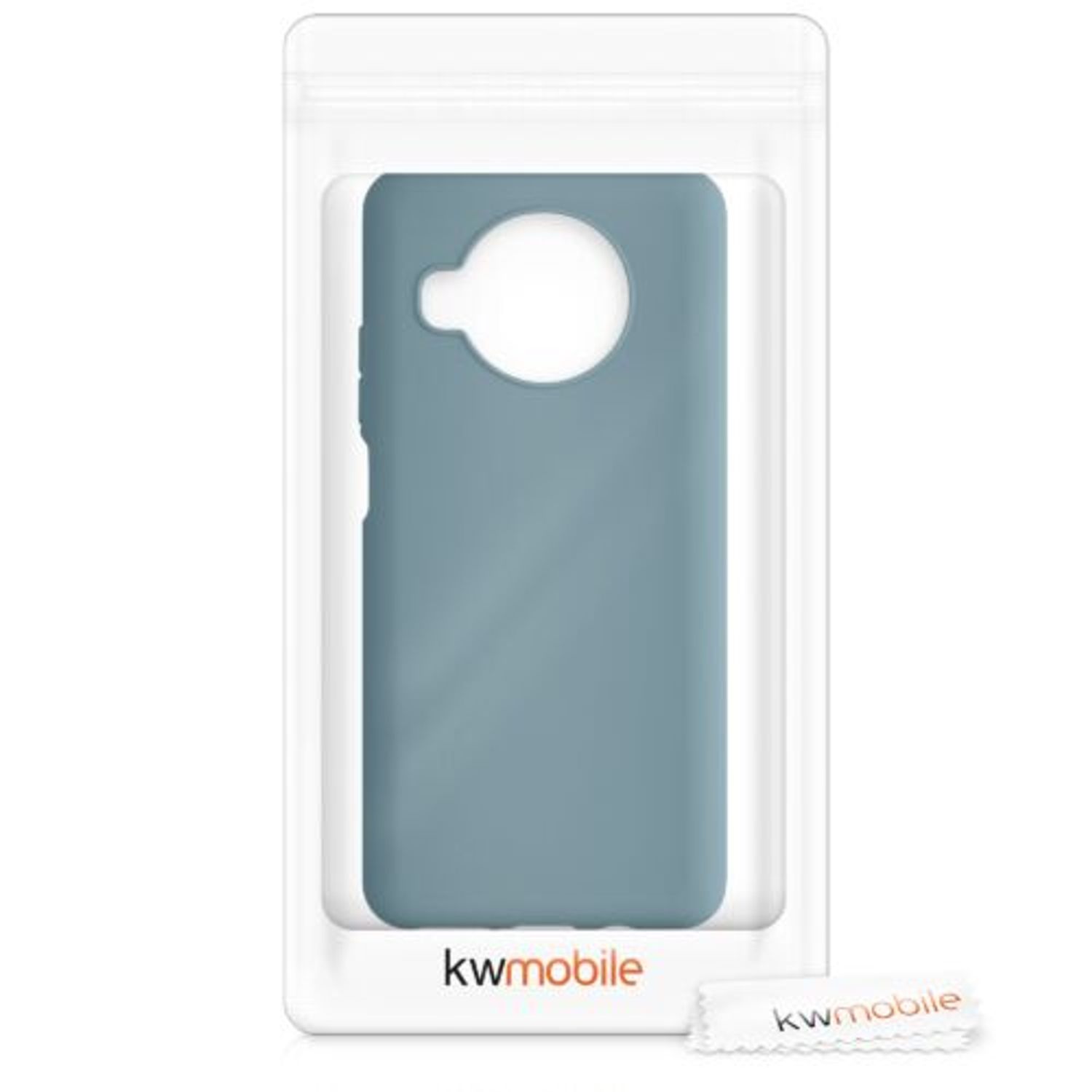 Husa pentru Xiaomi Mi 10T Lite, Silicon, Verde, 53621.207, Kwmobile fotografia produsului View 5 L