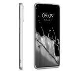 Husa pentru Xiaomi Mi 11, Silicon, Silver, 54189.67, Kwmobile fotografia produsului View 3 S