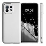 Husa pentru Xiaomi Mi 11, Silicon, Silver, 54189.67, Kwmobile fotografia produsului View 6 S