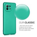 Husa pentru Xiaomi Mi 11, Silicon, Verde, 54189.128, Kwmobile fotografia produsului View 4 S