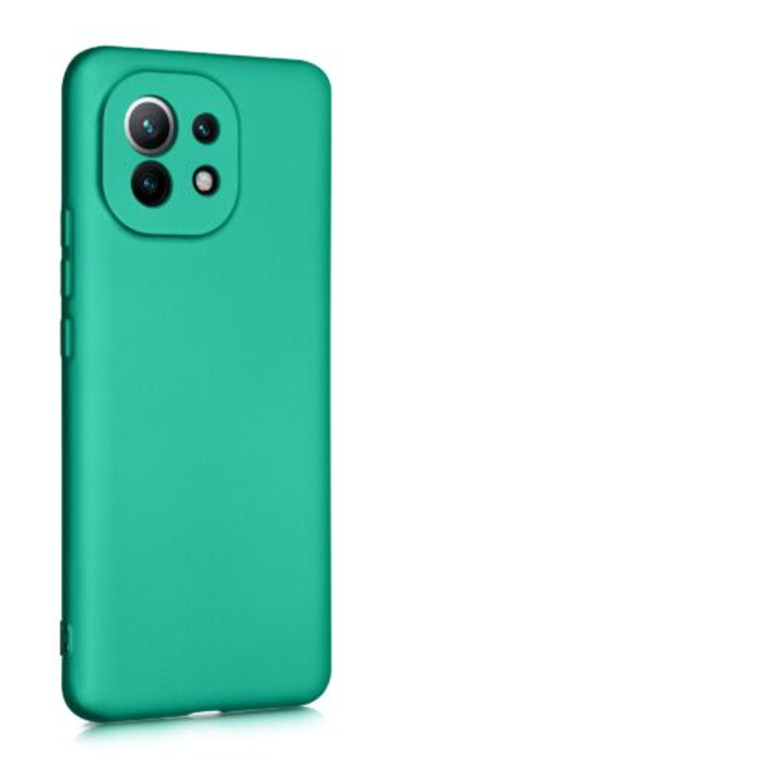 Husa pentru Xiaomi Mi 11, Silicon, Verde, 54189.128, Kwmobile fotografia produsului View 8 L