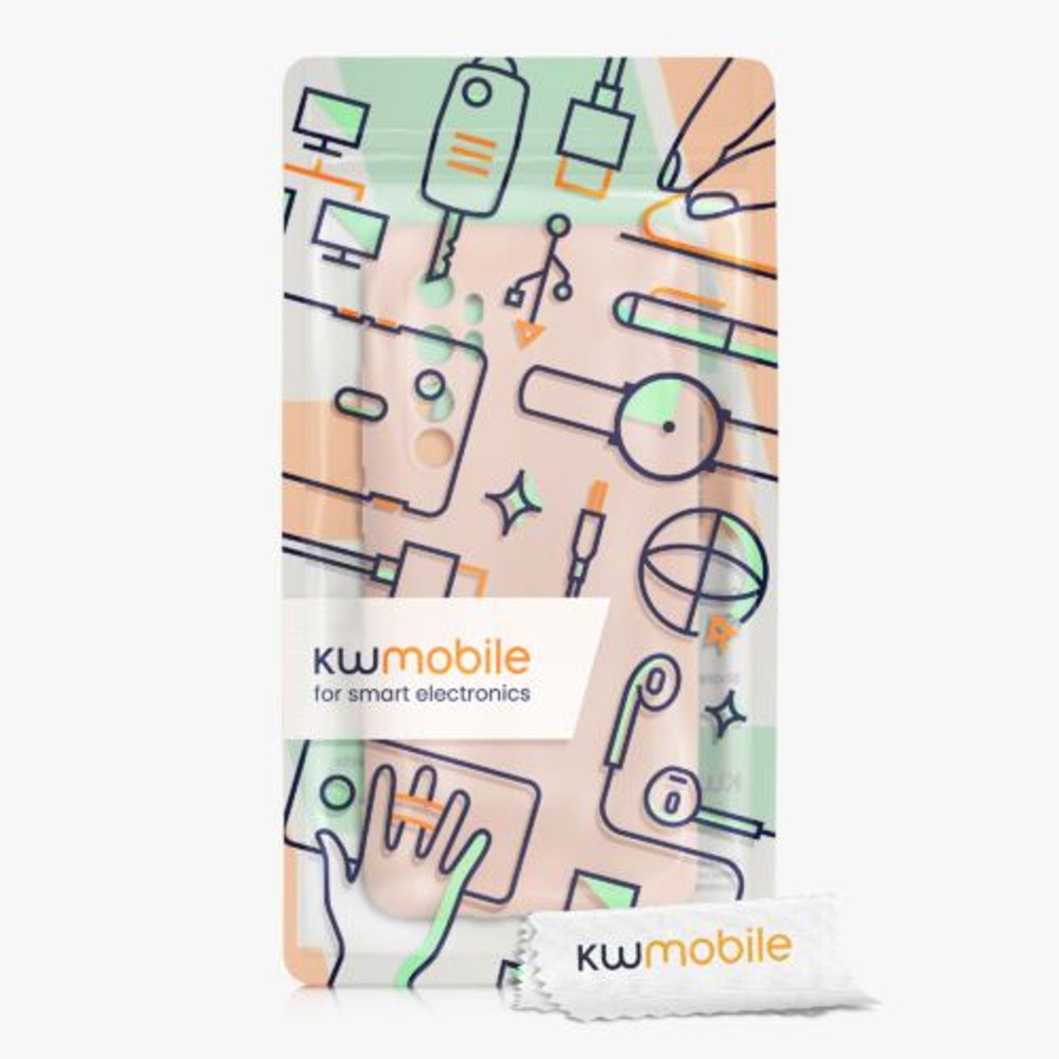 Husa pentru Xiaomi Mi Note 10 Lite, Silicon, Roz, 52443.225, Kwmobile fotografia produsului View 3 L
