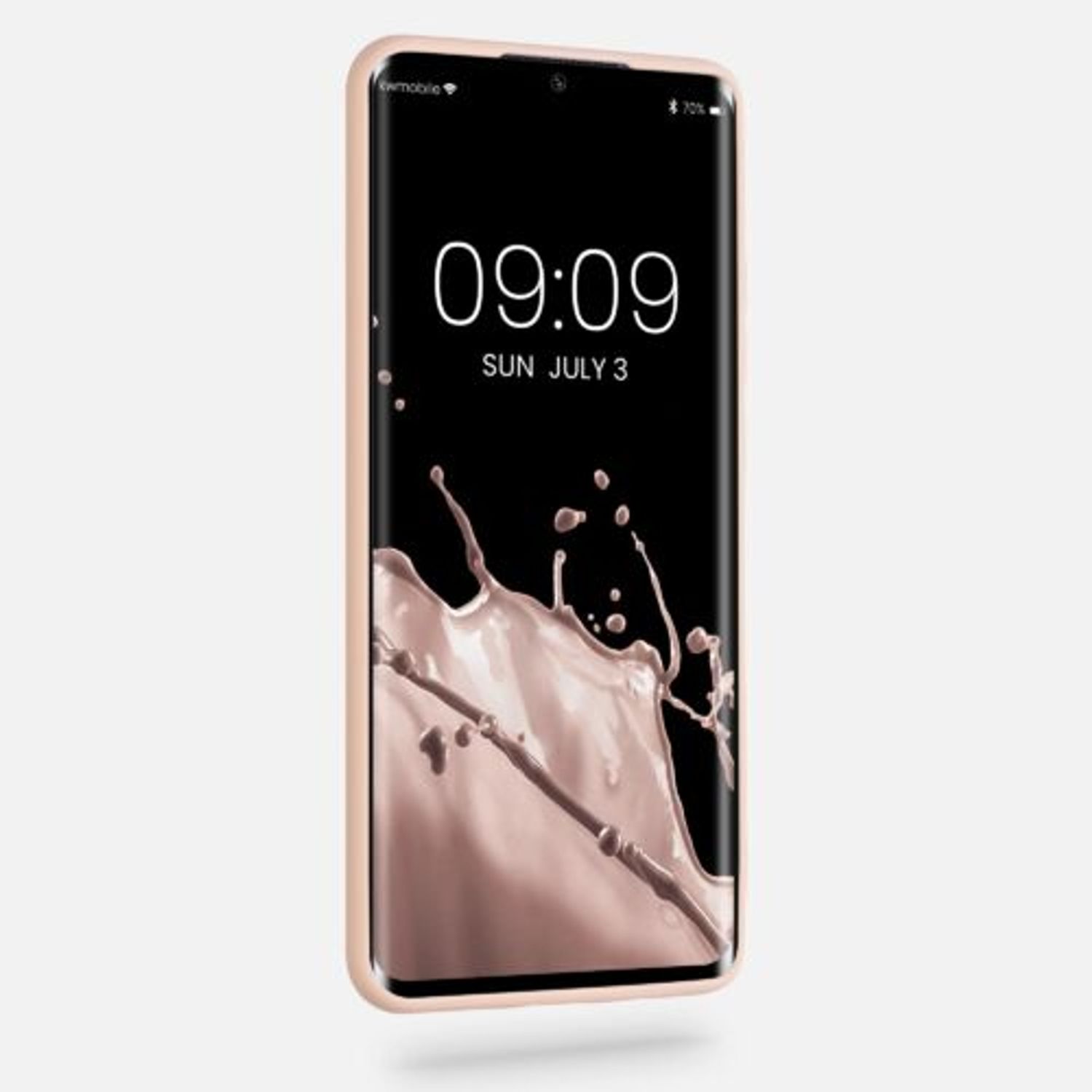 Husa pentru Xiaomi Mi Note 10 Lite, Silicon, Roz, 52443.225, Kwmobile fotografia produsului View 5 L