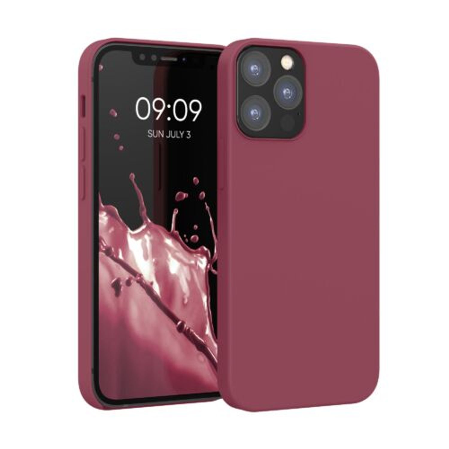 Husa pentru Apple iPhone 12/iPhone 12 Pro, Silicon, Rosu, 52641.160 fotografia produsului