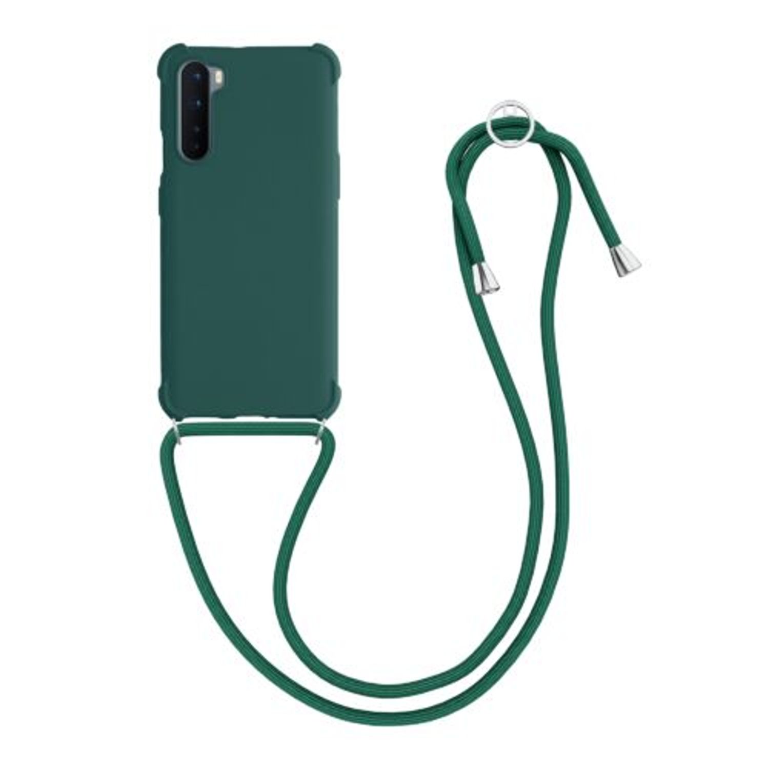 Husa pentru OnePlus Nord, Silicon, Verde, 55677.80, Kwmobile fotografia produsului