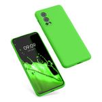 Husa pentru OnePlus Nord 2 5G, Silicon, Verde, 56070.159, Kwmobile fotografia produsului View 17 S