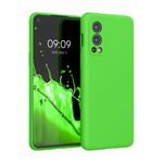 Husa pentru OnePlus Nord 2 5G, Silicon, Verde, 56070.159, Kwmobile fotografia produsului View 18 S