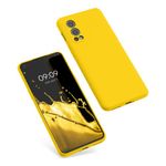 Husa pentru OnePlus Nord 2 5G, Silicon, Galben, 56070.165, Kwmobile fotografia produsului View 2 S