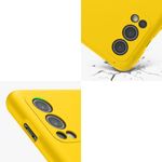 Husa pentru OnePlus Nord 2 5G, Silicon, Galben, 56070.165, Kwmobile fotografia produsului View 8 S