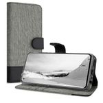 Husa pentru OnePlus Nord CE 5G, Textil, Gri, 56030.22, Kwmobile fotografia produsului View 2 S