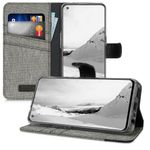 Husa pentru OnePlus Nord CE 5G, Textil, Gri, 56030.22, Kwmobile fotografia produsului View 5 S