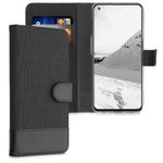 Husa pentru OnePlus Nord CE 5G, Textil, Negru, 56030.73, Kwmobile fotografia produsului