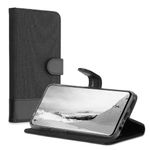 Husa pentru OnePlus Nord CE 5G, Textil, Negru, 56030.73, Kwmobile fotografia produsului View 2 S