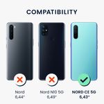 Husa pentru OnePlus Nord CE 5G, Silicon, Rosu, 56069.190, Kwmobile fotografia produsului View 6 S