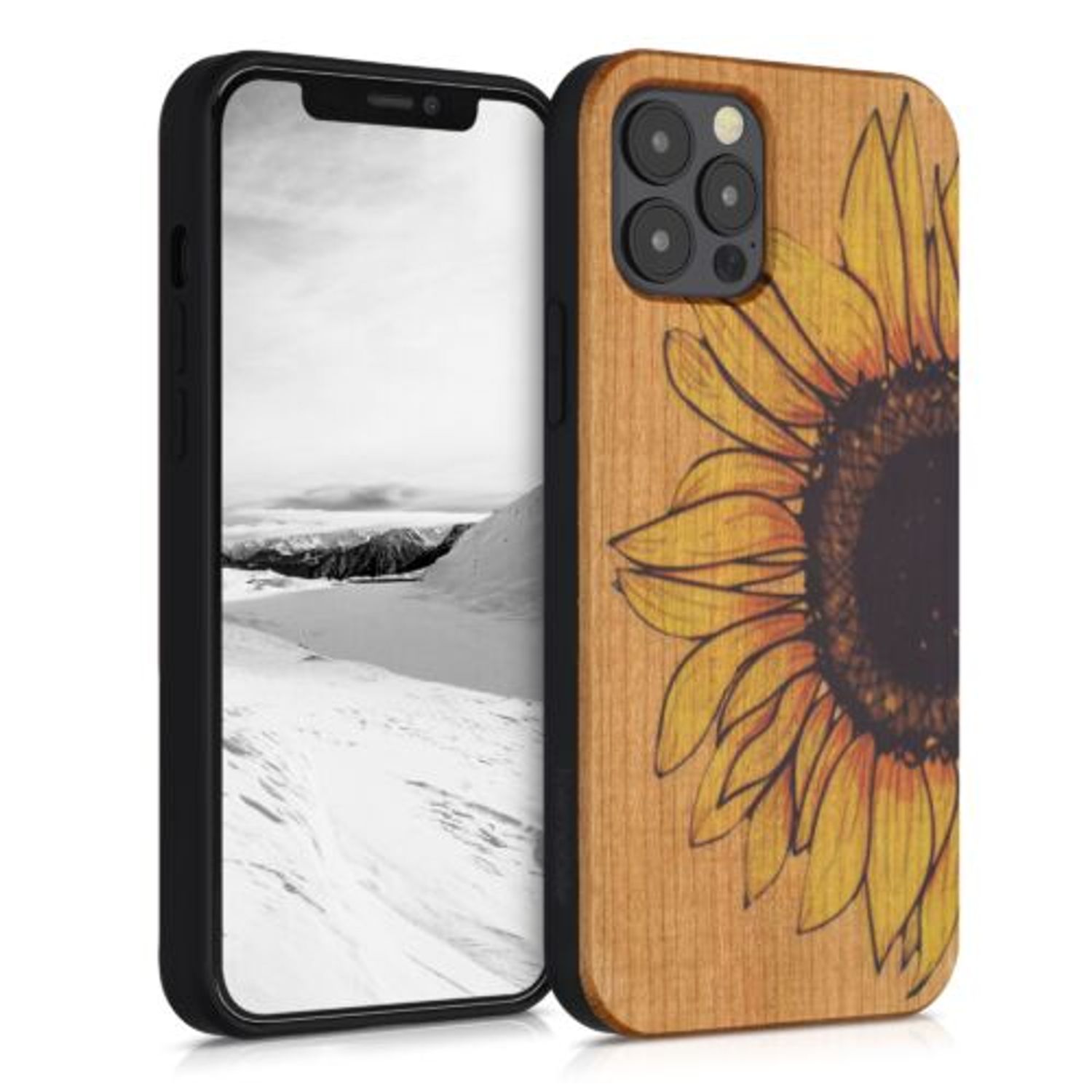 Husa pentru Apple iPhone 12/iPhone 12 Pro, Lemn, Multicolor, 52734.03 fotografia produsului