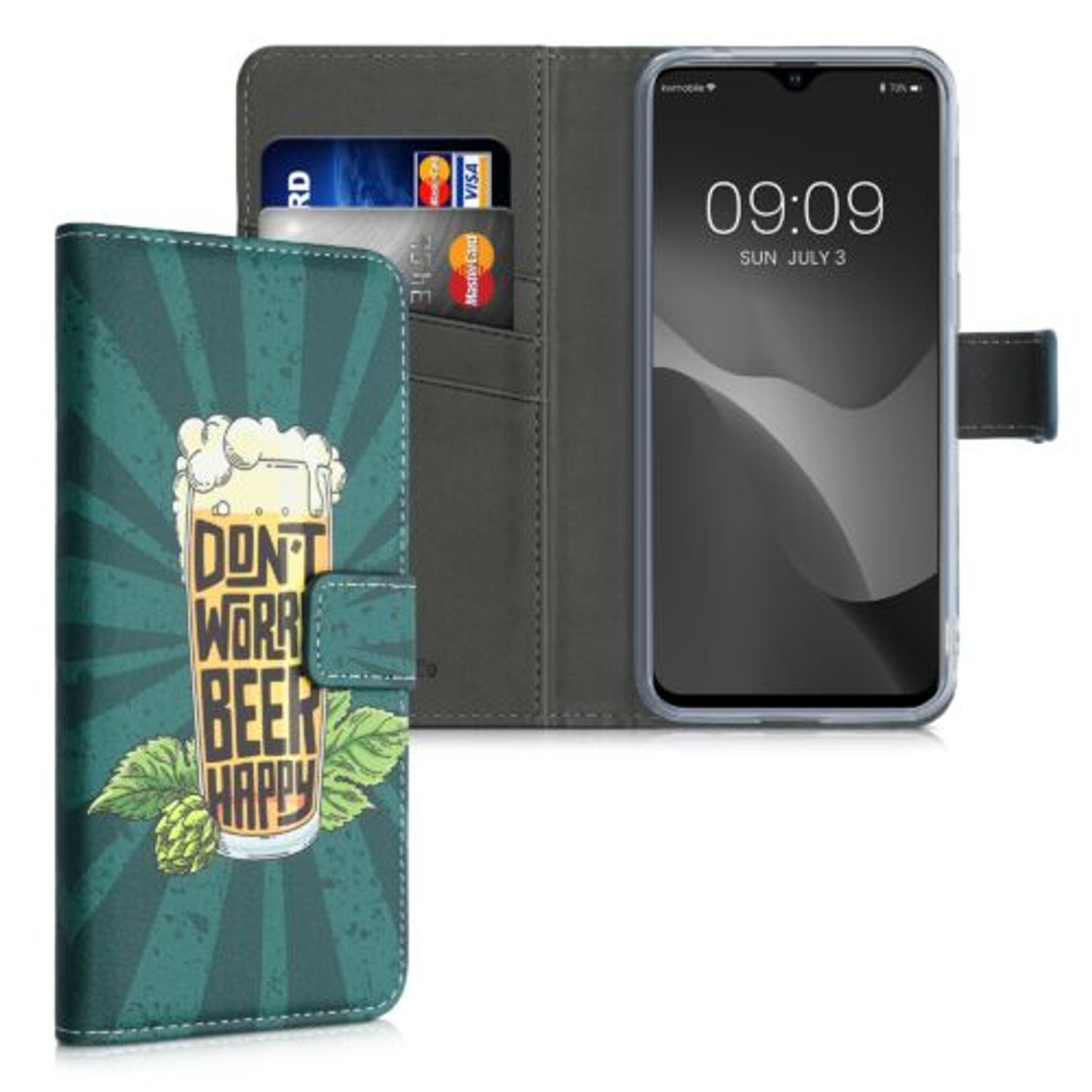 Husa pentru Ulefone Note 7, Piele ecologica, Multicolor, 50688.04, Kwmobile fotografia produsului