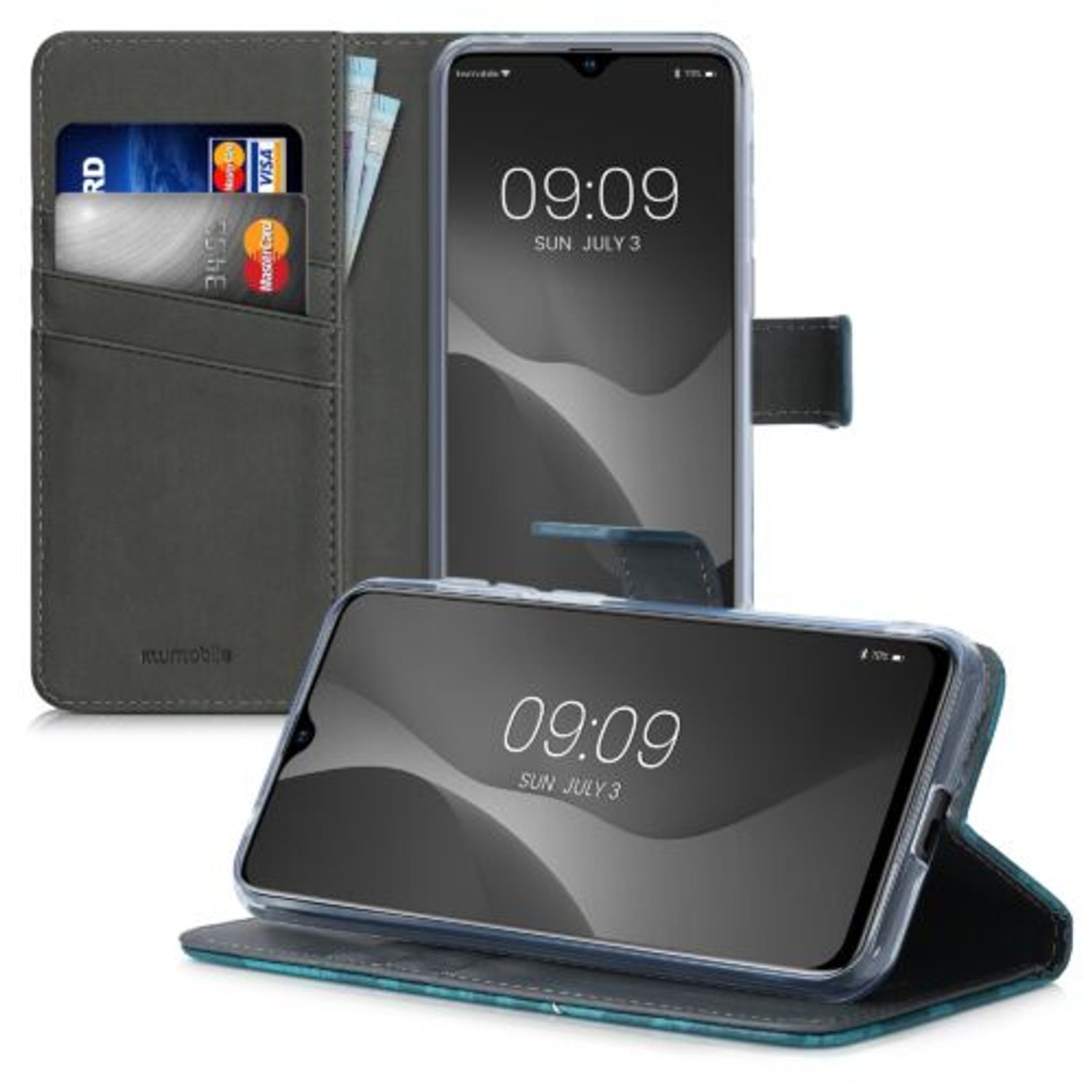 Husa pentru Ulefone Note 7, Piele ecologica, Multicolor, 50688.04, Kwmobile fotografia produsului View 5 L