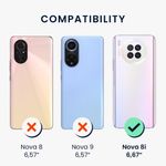 Husa pentru Huawei nova 8i, Silicon, Transparent, 56660.03, Kwmobile fotografia produsului View 3 S