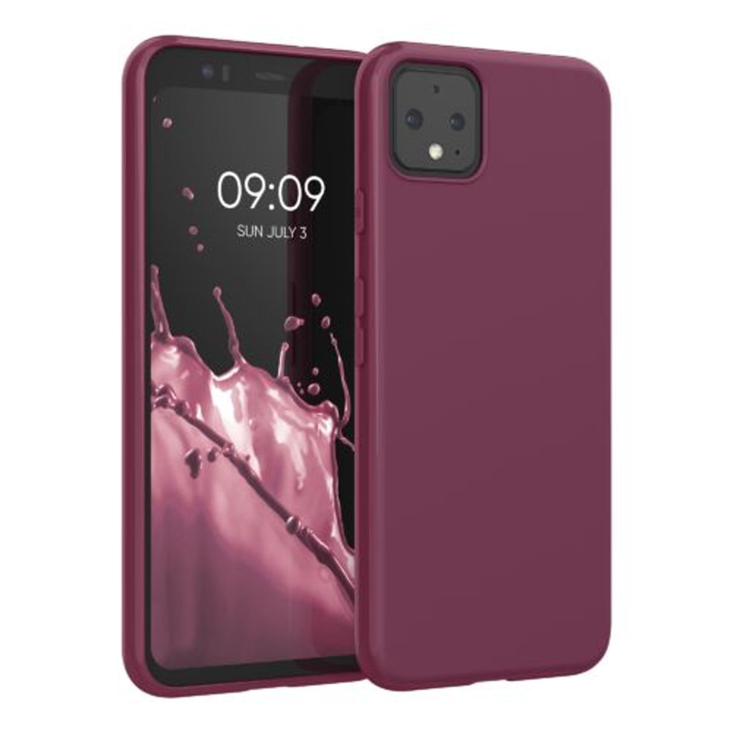 Husa pentru Google Pixel 4, Silicon, Violet, 50326.187, Kwmobile fotografia produsului