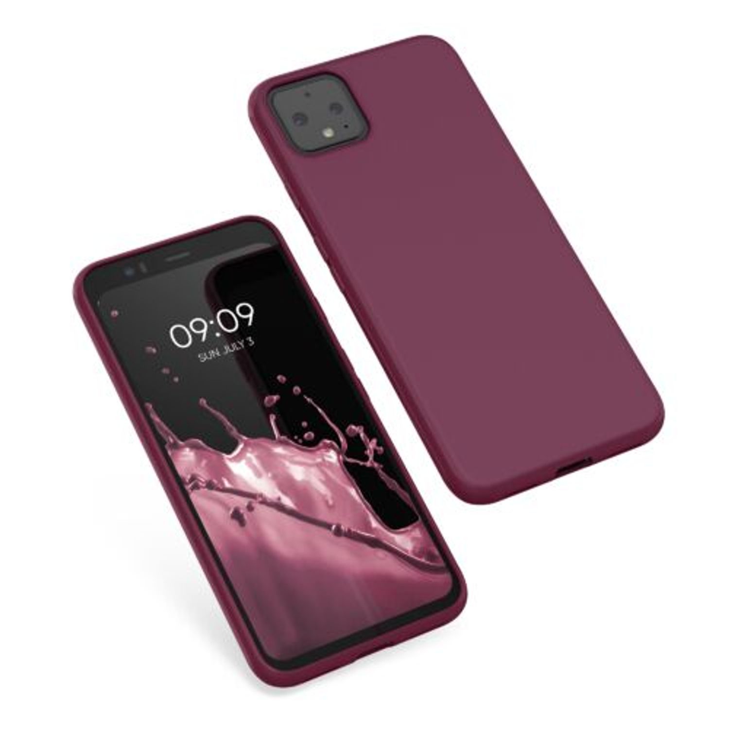 Husa pentru Google Pixel 4, Silicon, Violet, 50326.187, Kwmobile fotografia produsului View 2 L