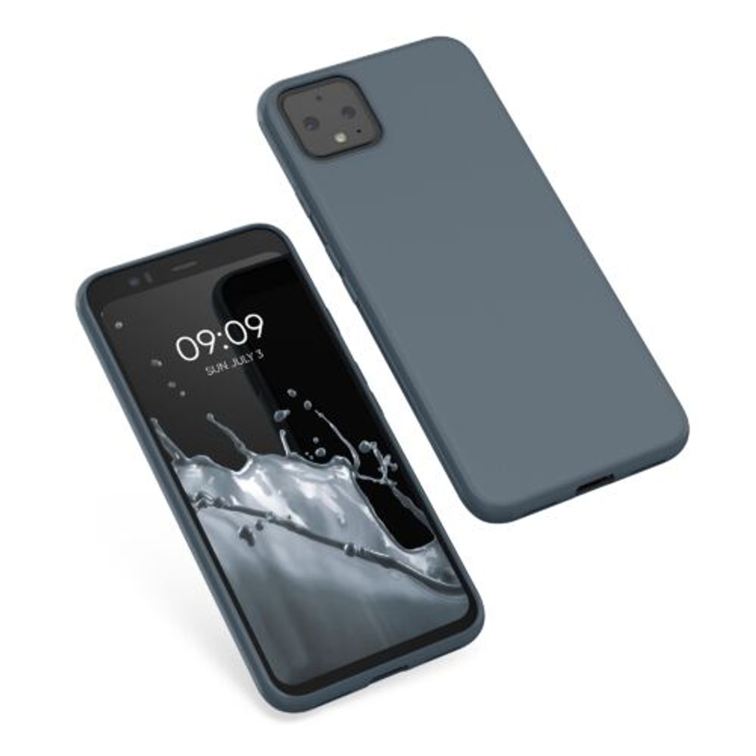 Husa pentru Google Pixel 4, Silicon, Verde, 50326.202, Kwmobile fotografia produsului View 2 L