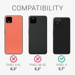 Husa pentru Google Pixel 4, Silicon, Verde, 50326.202, Kwmobile fotografia produsului View 6 S