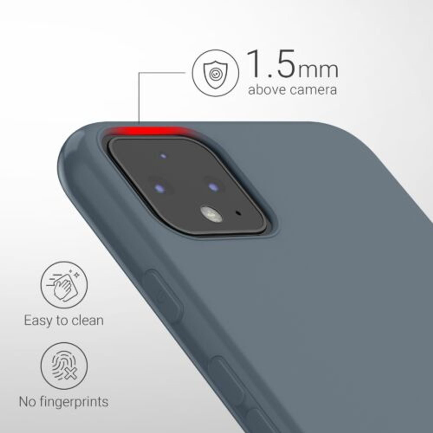 Husa pentru Google Pixel 4, Silicon, Verde, 50326.202, Kwmobile fotografia produsului View 4 L