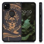 Husa pentru Google Pixel 4a, Lemn, Negru, 53122.08, Kwmobile fotografia produsului View 2 S