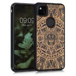 Husa pentru Google Pixel 4a, Lemn, Maro, 53122.09, Kwmobile fotografia produsului