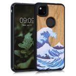 Husa pentru Google Pixel 4a, Lemn, Multicolor, 53122.10, Kwmobile fotografia produsului