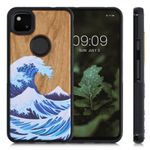 Husa pentru Google Pixel 4a, Lemn, Multicolor, 53122.10, Kwmobile fotografia produsului View 2 S