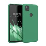 Husa pentru Google Pixel 4a, Silicon, Verde, 52357.227, Kwmobile fotografia produsului