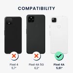 Husa pentru Google Pixel 4a, Silicon, Albastru, 52622.224, Kwmobile fotografia produsului View 6 S