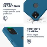 Husa pentru Google Pixel 4a, Silicon, Albastru, 52622.224, Kwmobile fotografia produsului View 4 S