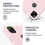 Husa pentru Google Pixel 4a, Silicon, Roz, 52622.225, Kwmobile fotografia produsului View 4 S