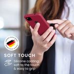 Husa pentru Google Pixel 4a, Silicon, Rosu, 52622.229, Kwmobile fotografia produsului View 5 S