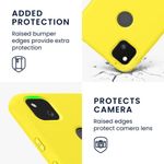 Husa pentru Google Pixel 4a, Silicon, Galben, 52622.165, Kwmobile fotografia produsului View 4 S