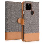 Husa pentru Google Pixel 5a, Textil, Gri, 55987.25, Kwmobile fotografia produsului View 4 S