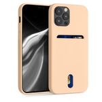 Husa pentru iPhone 12/iPhone 12 Pro, Silicon, Crem, 54513.154 fotografia produsului