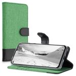 Husa pentru Google Pixel 5a, Textil, Verde, 55987.71, Kwmobile fotografia produsului View 2 S