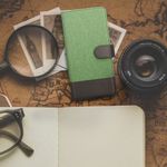 Husa pentru Google Pixel 5a, Textil, Verde, 55987.71, Kwmobile fotografia produsului View 3 S